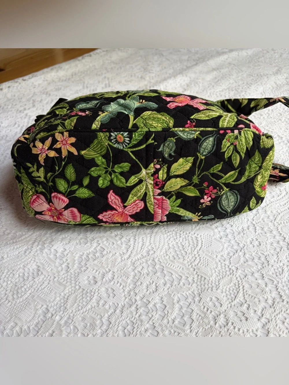 Vintage Y2K Vera Bradley On the Go Crossbody Shoulder Bag Purse in Botanica